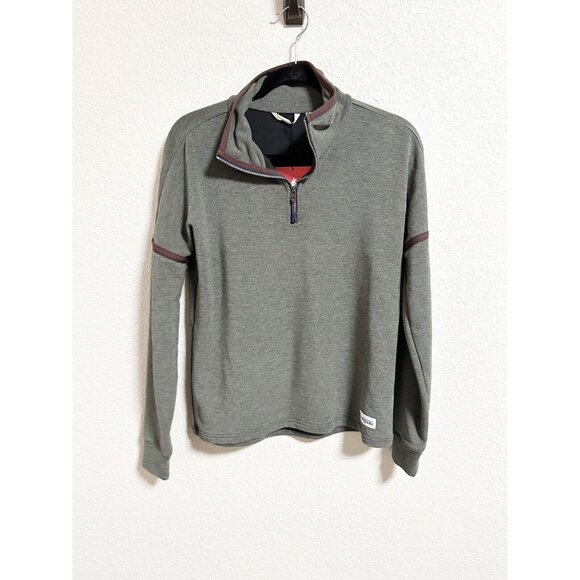 Cotopaxi Lozano Fleece Quarter Zip‎ Pullover Sweatshirt Heather Black Small - Picture 2 of 6